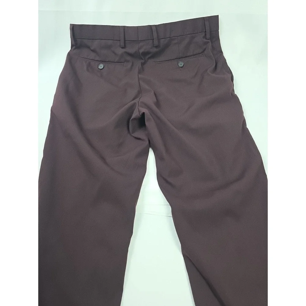 Banana Republic Pants Dress Pants Mens 31x29 Maroon Extra Slim Stretch Act:31x29